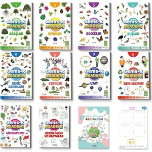 On Burda Yayınları Gems - Akademi Eğitim Seti