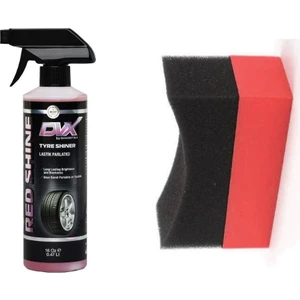 Dvx Lastik Parlatıcı ve Siyahlatıcı 16 Oz 473 ml ve Lastik Parlatma Süngeri Set
