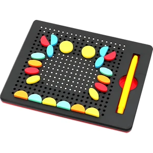 Çok Işlevli Manyetik Tablet Çizim Kurulu Çelik Boncuk Stylus Kalem Boncuk Oyuncak