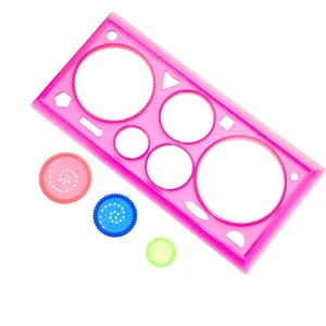 Spiral Çizim Kiti Tasarım Geometrik Cetvel Öğrenme Çizim Aracı Kırtasiye