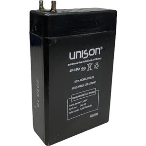 Unıson 4 Volt 1.6 Amper Kuru Akü 4V 1.6A
