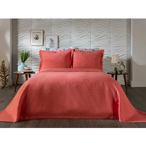 Doqu Home Beste Çift Kişilik Yatak Örtüsü - Nar Çiçeği