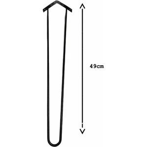 Rmd Shop Tel Sehpa Zigon Sehpa Orta Sehpa Kütük Sehpa Yan Sehpa Ayağı 49 cm 1 Adet