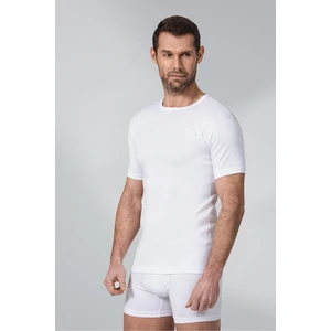 3 Adet Beyaz Renk Ribana 0 Yaka Fanila