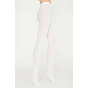 3 Adet Beyaz Renk Koton Külotlu Çorap