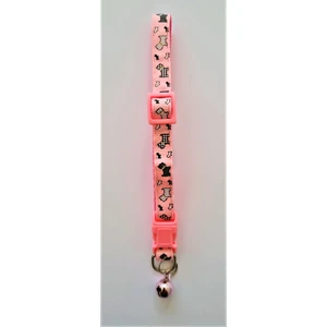 Yavru Kedi Köpek Tasması Açık Pembe 19 - 32 cm