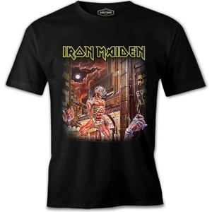 Lordd T-Shirt  Iron Maiden - Somewhere In Time Siyah Erkek T-Shirt