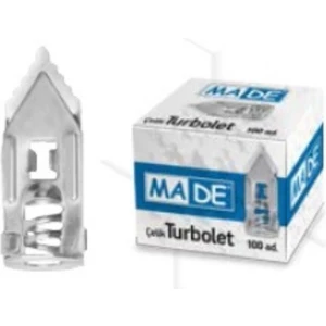 Çelik Turbolet Dübel En 11 mm Boy 28 mm 1 Paket 100 Adet