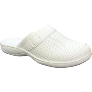 5843 Beyaz Kapalı Erkek Banyo/bahçe Terlik