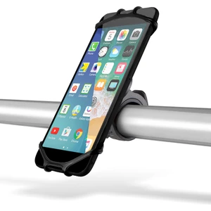 EasyRide Bisiklet ve Motosiklet Telefon Tutucu 360° Döner Başlık 6 inç Uyumlu Silikon Gövde