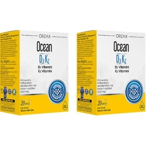 Ocean D3 K2 Vitamini 2'li Set