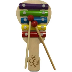 Canlı Petshop Ahşap Gitar Ksilefon 1 Adet