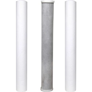 Su Arıtma 20'' Filtre Seti 5 Mikron + Blok Karbon + 1 Mikron