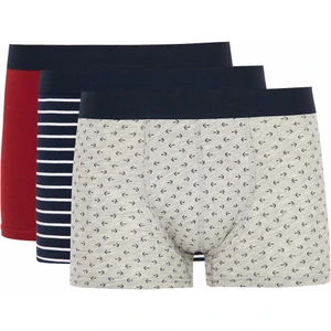 Esnek Kumaş Standart Kalıp 3'lü Boxer U7323AZ21CW