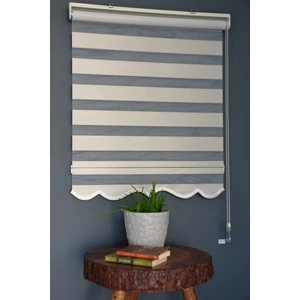 Halim Perdesan BL-100 Bej Renk Etekli Blackout-Karartma Zebra Stor Perde