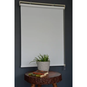 Halim Perdesan Stor Perde Mp-02 Ekru Renk Eteksiz Mat Polyester Stor Perde 185GR/M2 90 x 200 cm