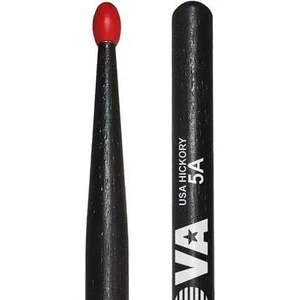 Vic Firth Baget Çift Nova 5A Nylon Tıp Red Coloured Black N5ANB