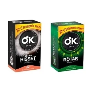 2'li Okey Set Ultra Hisset 20'li+ Rötar 20'li