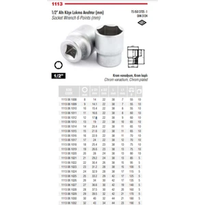 15 mm 1/2 Altı Köşeli Lokma Anahtar 1113 06 1015