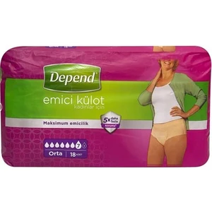 Emici Külot Kadın Medium ( Orta Boy ) 18 Li