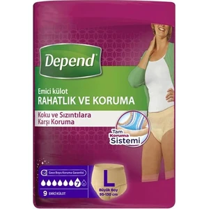 Emici Külot Kadın Large ( Büyük Boy ) 9 Adet