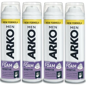 Arko Men Sensitive Tıraş Köpüğü 200 ml x 4 Adet