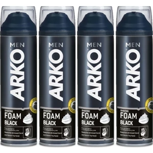 Men Black Tıraş Köpüğü 4 x 200 ml