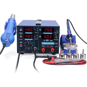 Yıhua 853D 15V 3A USB Güç Kaynaklı Sıcak Hava Üflemeli Havya Istasyonu