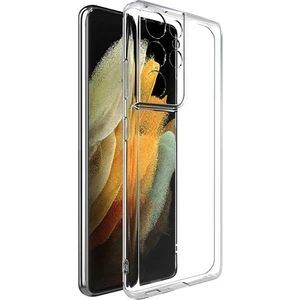 Gor Samsung Galaxy S21 Ultra Kılıf Kamera Korumalı Şeffaf Silikon Kılıf ALL-34466