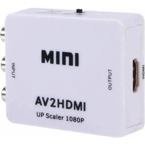 Rca Tos Lale Av To HDMI Çevirici Dönüştürücü Görüntü Ses Çevirici Av To HDMI Rca Composit Audio Video HDMI Rca'dan HDMI