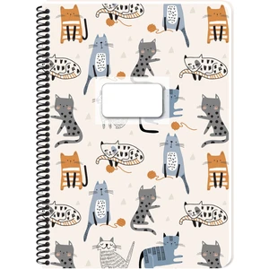 Keskin Color A4 Kedi Çizgili Defter