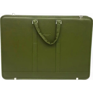 Deri Proje Çantası 40X55 cm Yeşil