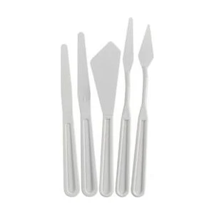 Plastik Spatül  Seti 5’li N:028