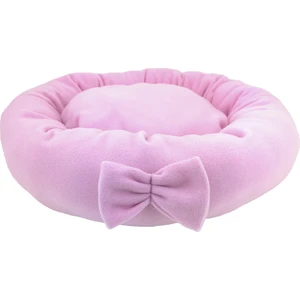 Polar Simit Kedi Yatağı Küçük Irk Köpek Yatağı 50 cm - Pembe