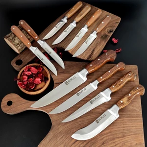 Handmade 10 Parça Bıçak Seti Çeyizlik Bıçak Seti