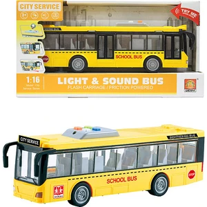 4i Oyuncak 1:16 Sesli Işıklı Otobüs 28CM.