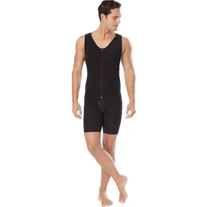 242 Erkek Body Fermuarlı Diz Üstü Liposuction Korse Ten L(3)