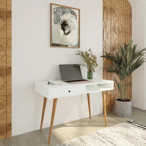 S5110 Janus Çalışma Masası Çekmeceli Beyaz