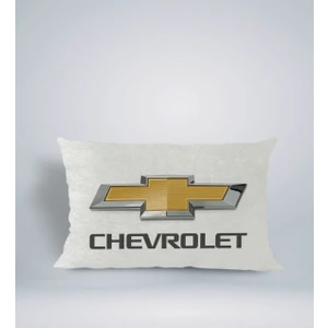 Bk Gift Chevrolet Tasarımlı Dikdörtgen Araç Koltuk Yastığı-1