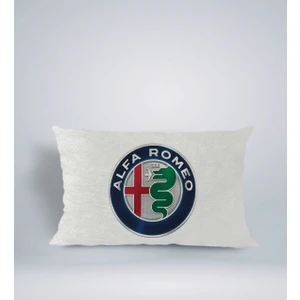 Bk Gift Alfa Romeo Tasarımlı Dikdörtgen Araç Koltuk Yastığı-1