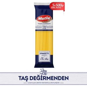 Mutlu Spagetti Makarna 500 gr x 5
