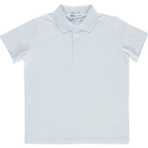 Boys Erkek Çocuk Tişört 6-9 Yaş Beyaz