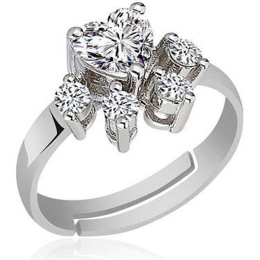 Silver Alya Gumus Beyaz Kedi Patisi Yuzuk Fiyati