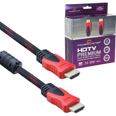 Powermaster 5 Metre Örgülü HDMI