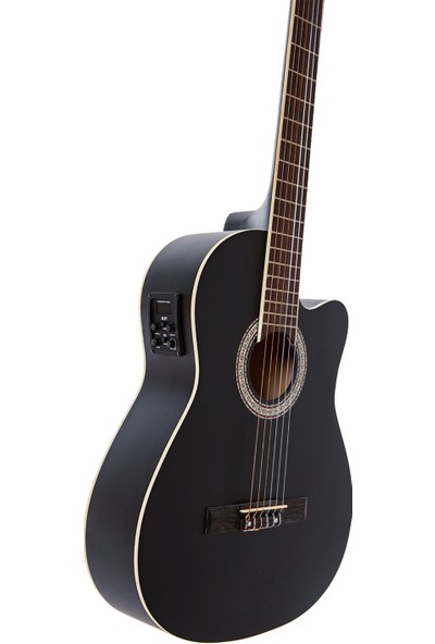 Carissa CG-155CE Bk Siyah Elektro Klasik Gitar