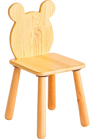 Wood & Joy Woodnjoy Ahşap Sandalye (Ayı)