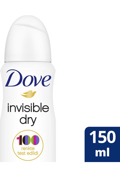 Dove Invisible Dry Kadın Sprey Deodorant 150 ml
