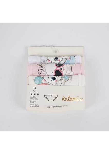 Starling 3'lü Kız Slip Set