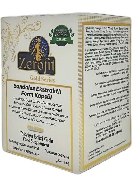 Sandaloz Ekstraktlı Form Kapsül 30 Adet