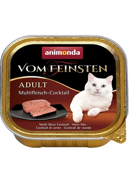 Vom Feinsten Karışık Etli Yetişkin Kedi Konserve 6X100 gr